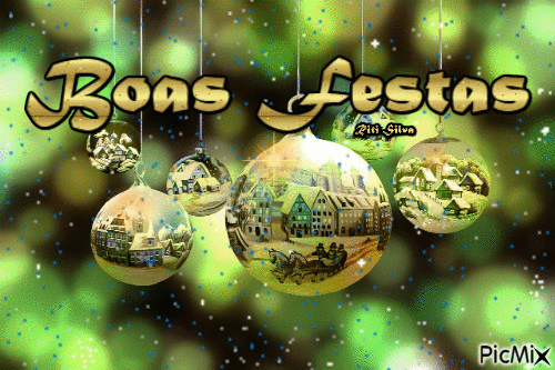 Boas Festas - Бесплатный анимированный гифка
