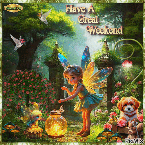 Have a great weekend - GIF animado grátis