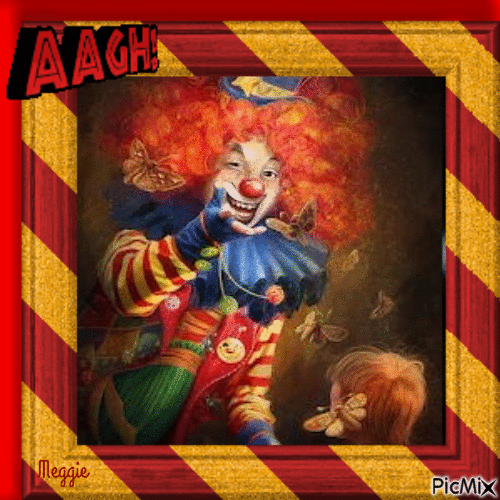 clown contest - Free animated GIF