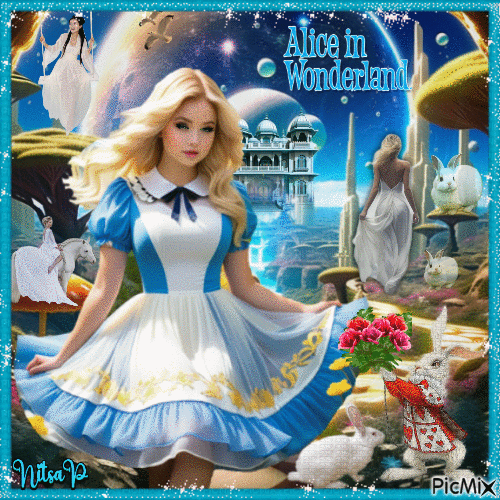 Alice in Wonderland - GIF animado gratis