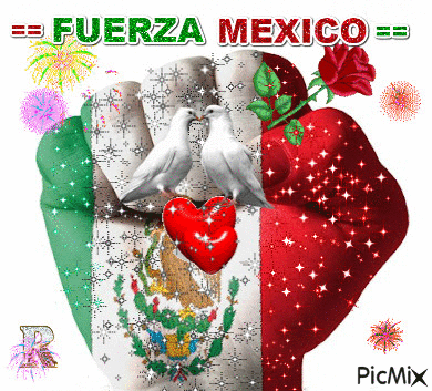FUERZA MEXICO - Nemokamas animacinis gif