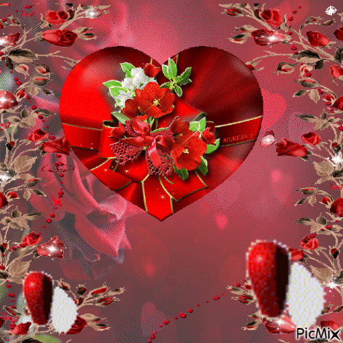 Coeurs rouges - Darmowy animowany GIF