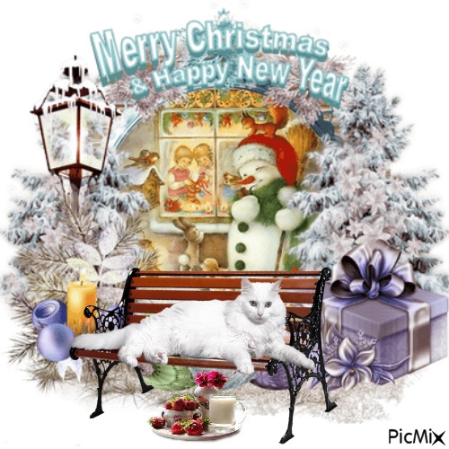 Merry Christmas An Happy New Year - kostenlos png