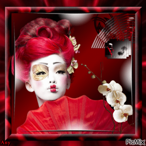 Geisha..... - GIF animado gratis