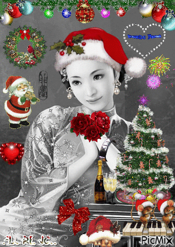 LE NOEL D'UNE VIET-MIENNE - Free animated GIF