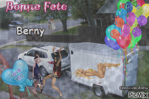 Bonne fete Berny - Zdarma animovaný GIF