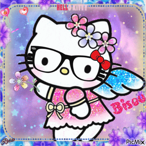 Concours : Hello Kitty ange - GIF เคลื่อนไหวฟรี