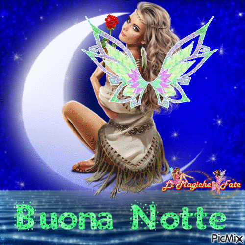 Buona Notte - Animovaný GIF zadarmo