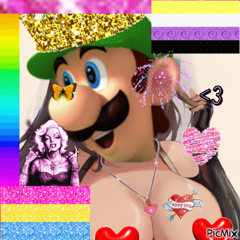Luigi My Beloved - GIF เคลื่อนไหวฟรี