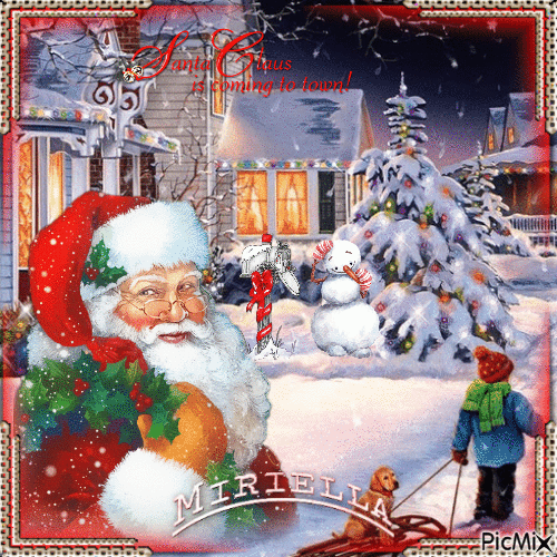 Santa   Claus - Бесплатный анимированный гифка