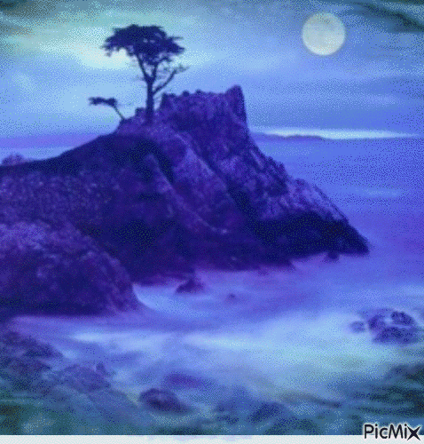 Night blue - Zdarma animovaný GIF
