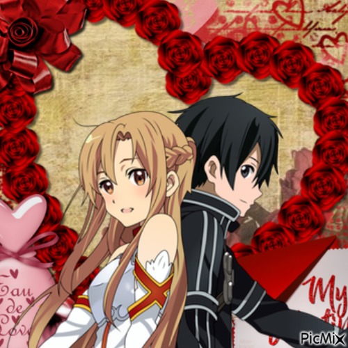 anime in love - PNG gratuit