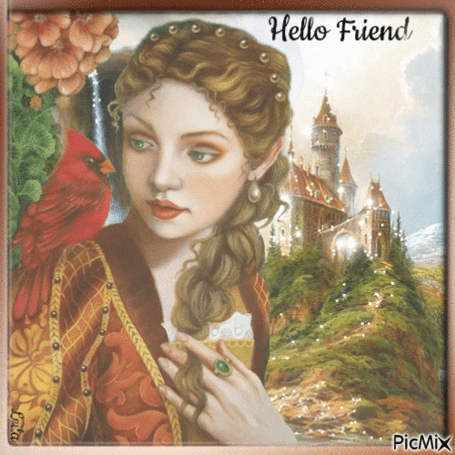 Hello Friend... - Безплатен анимиран GIF