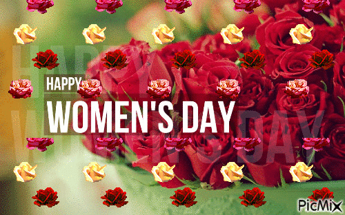 HAPPY WOMAN'S DAY - Free animated GIF