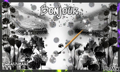Bonjour - Ücretsiz animasyonlu GIF