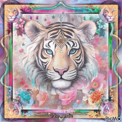 Art - Tigre - Gratis geanimeerde GIF