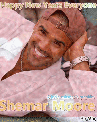 Shemar Moore ny day - Gratis geanimeerde GIF