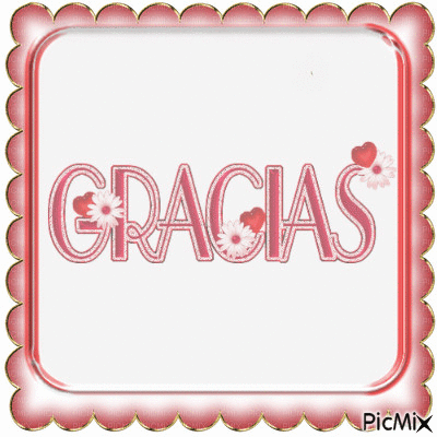 GRACIAS - Zdarma animovaný GIF