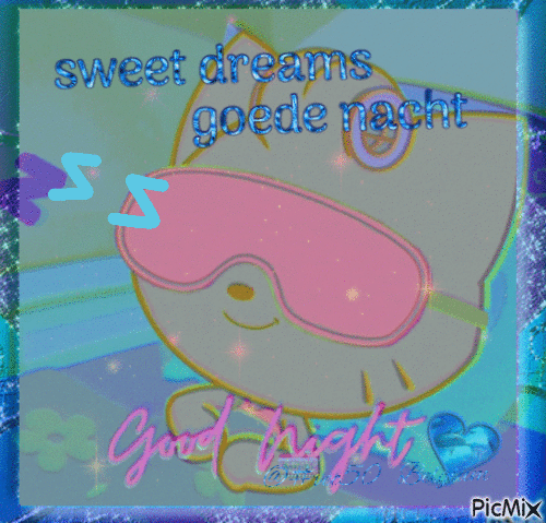 goede nacht goodnight - Gratis animerad GIF
