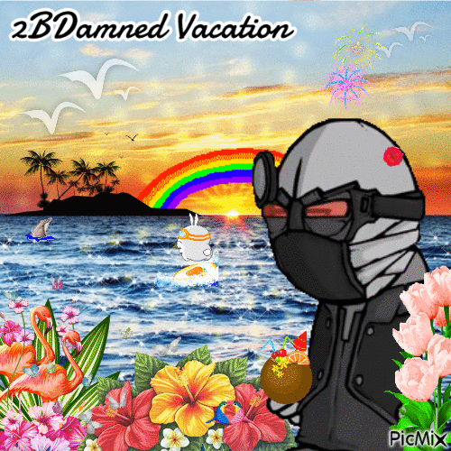 2bdamned vacation - GIF animado gratis