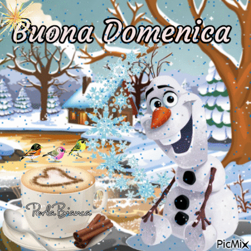 Buona Domenica Christmas - Бесплатный анимированный гифка