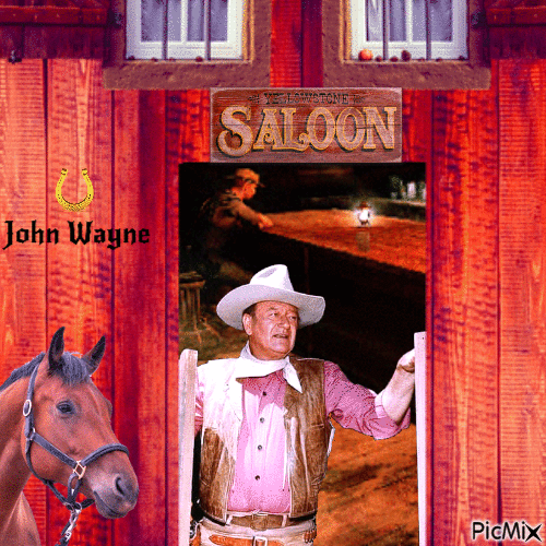 John Wayne - Gratis animeret GIF