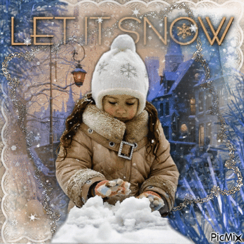 Let it Snow - Gratis geanimeerde GIF