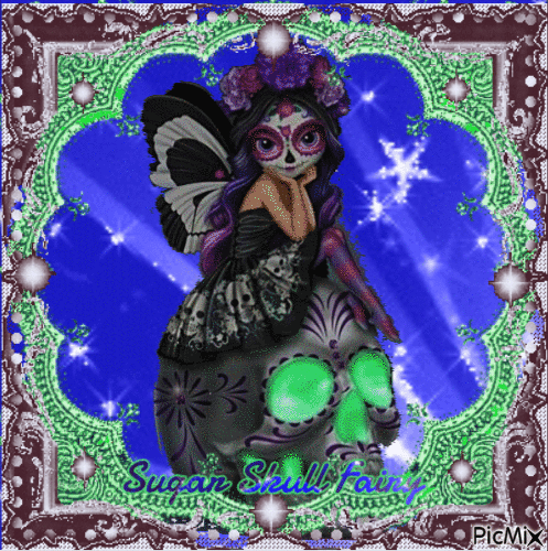Sugar Skull Fairy - Gratis geanimeerde GIF
