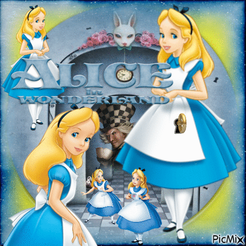 Alice in Wonderland - Darmowy animowany GIF