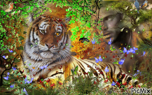 tigrão - GIF animado grátis