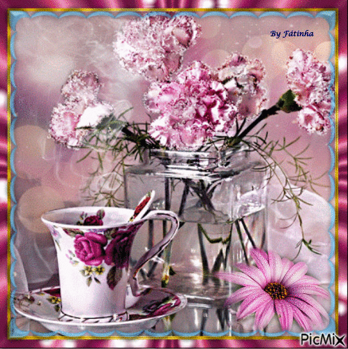 Bouquet de fleurs des champs - Бесплатный анимированный гифка
