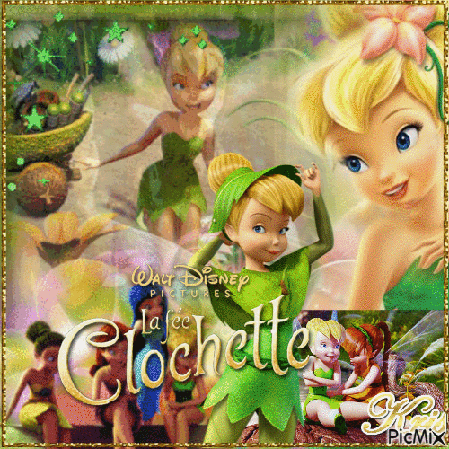 Clochette 🌹🌼💝 - GIF animado grátis