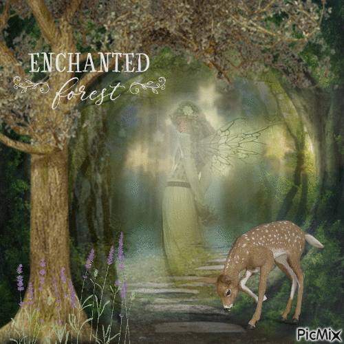 Enchanted Forest - GIF animasi gratis