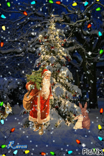 Love That Santa! - Free animated GIF