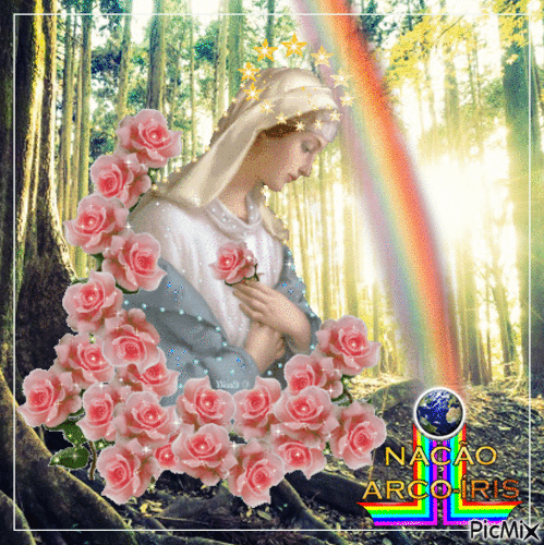 Mãe Maria Nação Arco - Íris - GIF animasi gratis