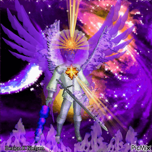 Suprime Universal Angel Of The Violet Order - 無料のアニメーション GIF