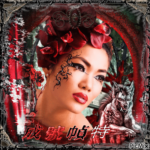 Geisha gothique - 無料のアニメーション GIF