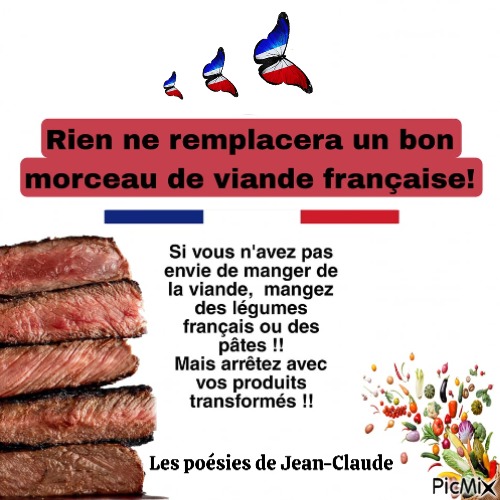 Viande française ! - ücretsiz png