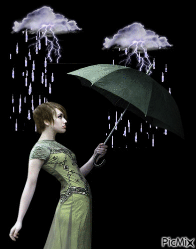 orage pluie - GIF animasi gratis