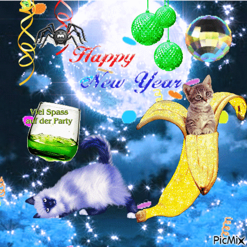 happy new year!!! - Бесплатни анимирани ГИФ