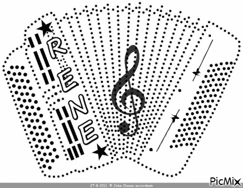 accordéon - Бесплатный анимированный гифка