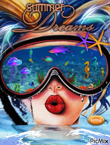 Summer Dreams - Бесплатный анимированный гифка