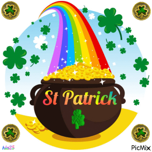 St Patrick - Darmowy animowany GIF