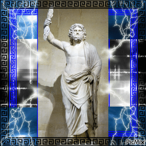 Zeus the King of the Greek Gods - Бесплатный анимированный гифка