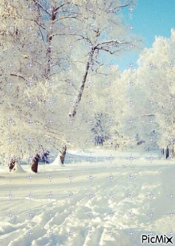 зима - Bezmaksas animēts GIF