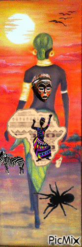 Sólo África - Gratis animerad GIF