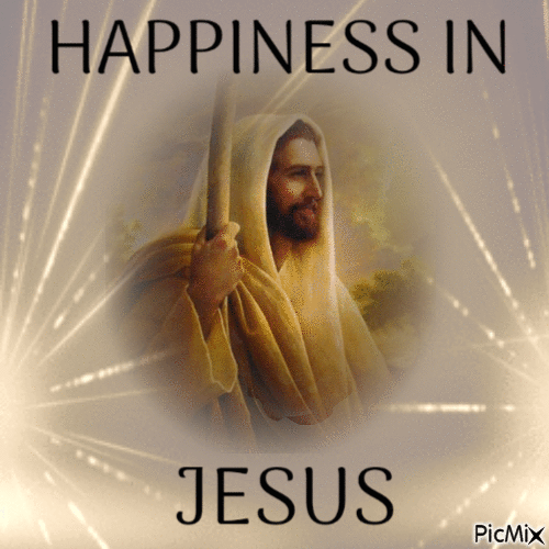 Happiness in Jesus - GIF เคลื่อนไหวฟรี