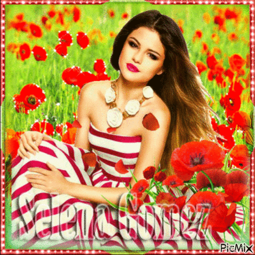 Selena Gomez - Бесплатный анимированный гифка