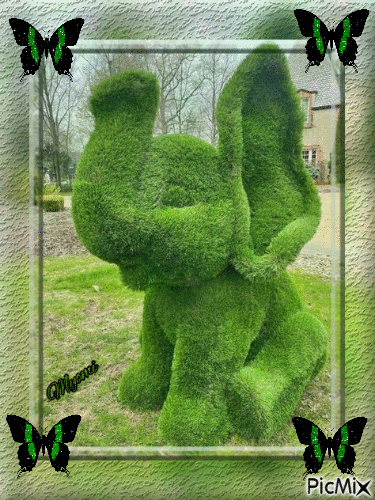 Elephant arbuste - Ingyenes animált GIF