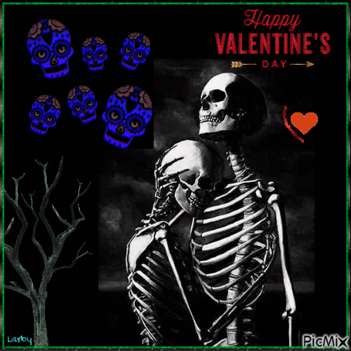 Saint-Valentin gothique!!!!!! - GIF animasi gratis